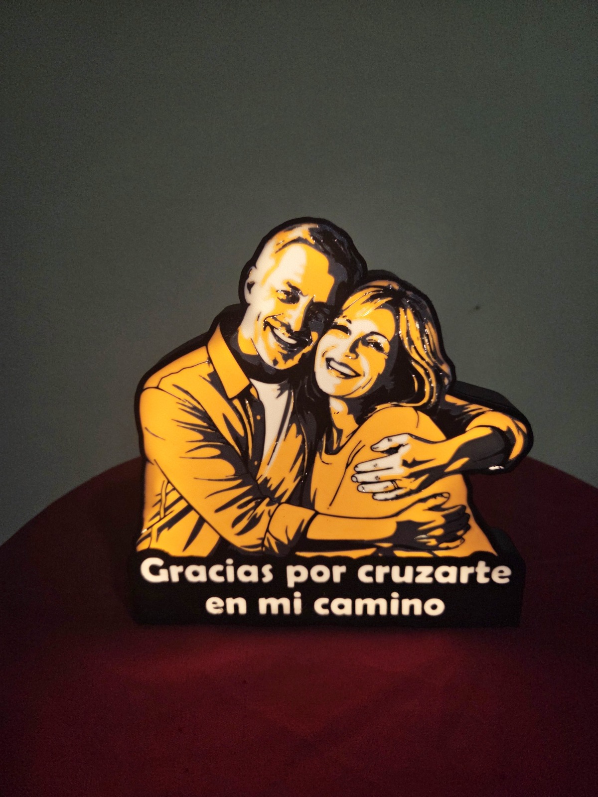 Lámpara Foto 3D a pilas